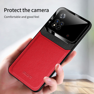 Coque rigide en cuir pour Xiaomi, compatible modèles <span class=keywords><strong>Poco</strong></span> <span class=keywords><strong>M4</strong></span> <span class=keywords><strong>Pro</strong></span>, 4G, X3, F3, M3, <span class=keywords><strong>Note</strong></span> <span class=keywords><strong>11S</strong></span>, luxueuse, résistante aux chocs, collection - Product Image 5