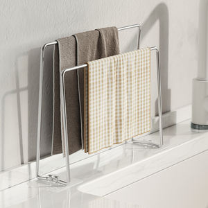 Portasciugamani da <span class=keywords><strong>Cucina</strong></span> e Bagno in Acciaio Inox a Doppio Ripiano, <span class=keywords><strong>Design</strong></span> Funzionale, Vendita all'Ingrosso - Product Image 3