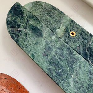 Vendita calda nuovo Design bianco rosso verde italiano maniglie delle porte dell'armadio in marmo naturale manopole dell'armadietto - Product Image 5