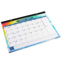 Calendrier de planification d'organisation de table de calendrier de bureau mensuel à impression personnalisée