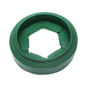 Barrera de raíces en forma de L de plástico verde resistente a la oxidación Haihua para jardinería y paisajismo, para dividir césped y jardín. - Product Image 5