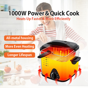 <span class=keywords><strong>Mini</strong></span> <span class=keywords><strong>friteuse</strong></span> électrique 1L - Product Image 4