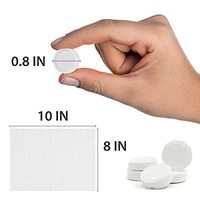 Portable Outdoor Camping Nonwoven Plaid Round Towel Compressed Soft Durable for Hotel Beauty Salon Use
