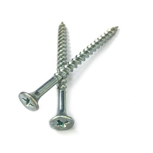 Vis à tête fraisée pour cloisons sèches avec filetage autotaraudeur en acier au carbone zingué, M8, fabrication chinoise - Product Image 4