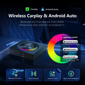 ZESTECH Ambient Adaptador inalámbrico Carplay Module Ai Smart Box Car Stereo 4G 64GB Portable Car TV Play Android 13 Auto Netflix - Product Image 2