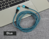 Cargador Rápido Shenzhen, Cable de Nailon y Metal Trenzado de 3 y 6 pies, USB-C/Micro USB, para iPhone, Cámara, Computadora, Carga Rápida y Transferencia de Datos