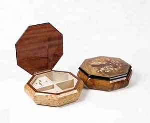 Classical Hand Made Wooden Music Jewelry Box