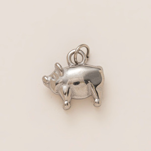 2025 New Arrival DIY Stainless Steel <strong>Charms</strong> Silver Flower Letter <strong>Pig</strong> Knife Folk Spoon Hot Dog Earphone Pendant for Jewelry Make - Product Image 3