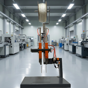 Industrial Booster Automatic Pneumatic Elastic Staple <b>Machine</b> for Toy <b>Packaging</b>, Equipped with PLC Variable Needle System, Blade - Product Image 1