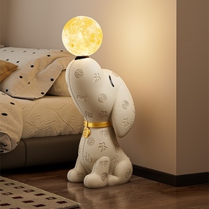 Lámpara de Pie de Resina con Diseño de Perro <span class=keywords><strong>Beagle</strong></span> de Alta Gama, Decoración para Sala de Estar, Regalo de Inauguración y Cumpleaños - Product Image 4