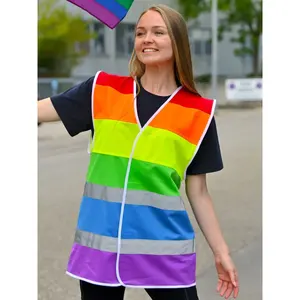 Gilet Arcobaleno Pride Merchandising Personalizzato - Product Image 3
