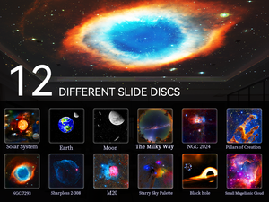 Projecteur galaxie <span class=keywords><strong>astronaute</strong></span>, projecteur d'étoiles de planétarium 13 en 1, veilleuse LED réaliste avec système solaire pour enfants - Product Image 5
