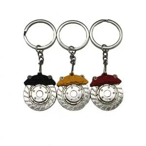 Wsnbwye Porte-clés en métal 3D DIY, style caricature, avec plaque de frein à sublimation - Product Image 1