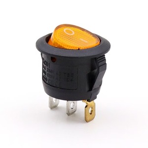 KCD1 소형 보트형 로커 스위치 20MM 원형 버튼 10A 250V 4핀 3핀 2핀 다중 기어 - Product Image 4
