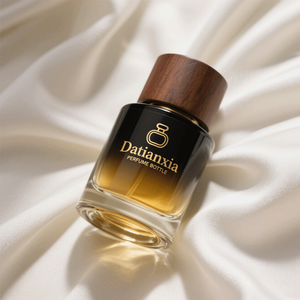 Hương thơm rỗng hổ phách Vòng hương thơm chai phòng thí nghiệm 30ml 50ml 100ml chai nước hoa với nắp - Product Image 6