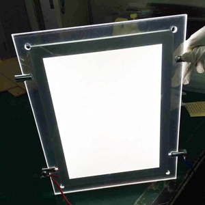 Kit d'affichage lumineux ultra-plat LITSIGN A3/A4 en acrylique haute luminosité pour vitrine, installation suspendue pour agents immobiliers - Product Image 1