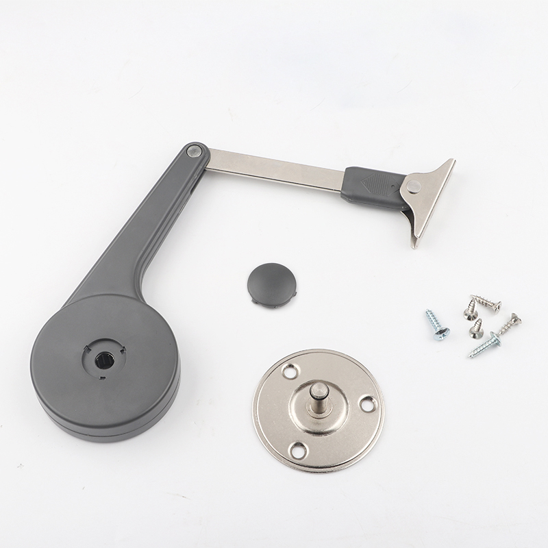 Мебельная фурнитура серого цвета, вращающийся мягкий кронштейн