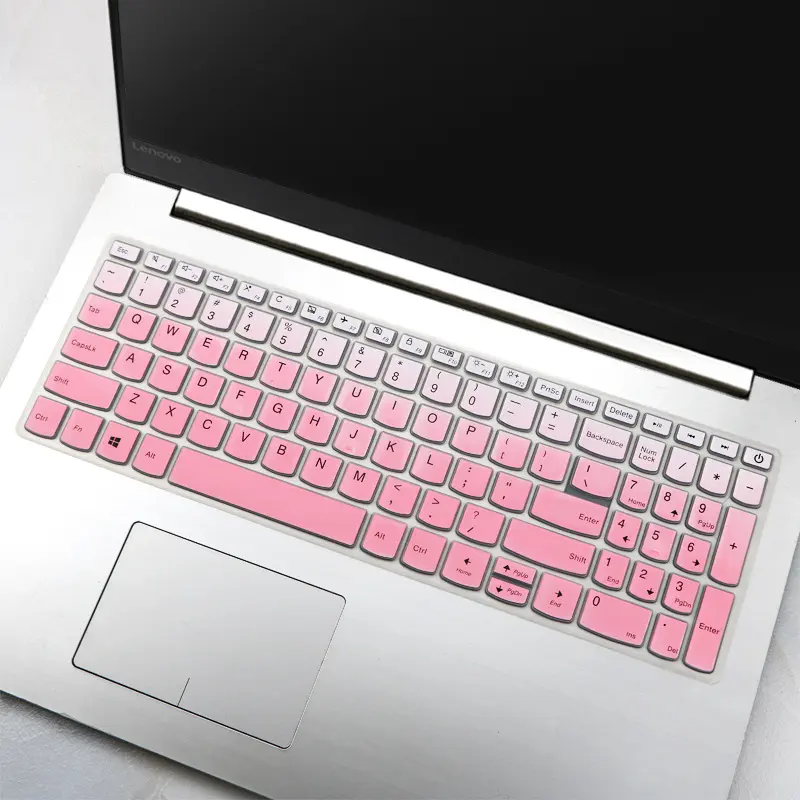 15.6 Inch Silicone Laptop Notebook Keyboard Cover Ultra-thin Skin Protector for Lenovo IdeaPad 340C 330C 320 Waterproof