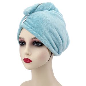 Spa double épaisseur <span class=keywords><strong>bambou</strong></span> charbon microfibre turban coiffure à séchage rapide <span class=keywords><strong>serviette</strong></span> enveloppement pour <span class=keywords><strong>cheveux</strong></span> <span class=keywords><strong>bouclés</strong></span> <span class=keywords><strong>serviette</strong></span> - Product Image 4