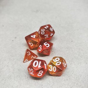 Dados DND poliédricos de alta calidad, dados a granel de plástico acrílico de madera de resina cuadrada de lujo, buen precio al por mayor para jugadores - Product Image 3