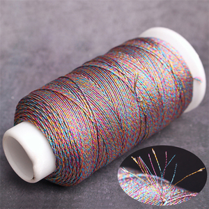 Auf Lager High Tenacity 3/6/9/12/15 Ply 1000 <span class=keywords><strong>m</strong></span> Gold Silber Metallic Thread DIY Schmuck herstellung Faden - Product Image 6