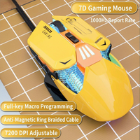 Souris de jeu filaire C6, puce de jeu avec une durée de vie de 5 millions de clics, parfaite pour les joueurs et les utilisateurs de bureau