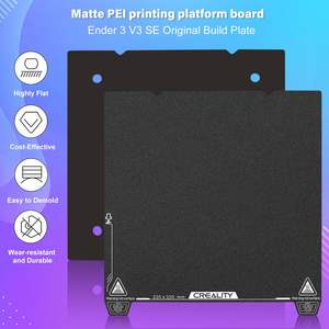 Placa de Construcción Creality de 220x220 mm, Lámina de Acero Texturizada PEI para Ender 3 Pro, Ender 3 V3 SE - Product Image 2