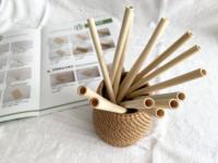 Pailles à boire en bambou jetables écologiques, prix d'usine Chine, en vrac, bio, naturelles, de qualité supérieure