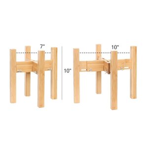 Soporte de madera para comedero de gatos, comedero grande para perros de pie, suministros para mascotas, mesa de comedor para mascotas, comedero elevado - Product Image 5