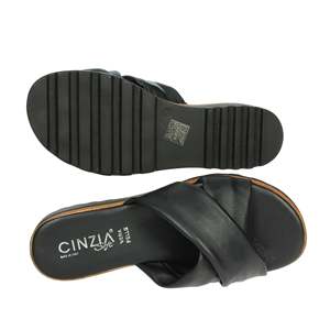 Cinzia <b>Soft</b> Women's Low Slipper IAF22974 Black Slide Sandals - Product Image 6