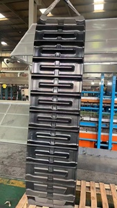 Резиновая направляющая для DX85R-3 Doosan 450*81*76 Вт DX55 DH55 DX60 DX80 DX130 DX150 резиновая обувная 400*72,5*74 резиновый ремень для экскаватора 450*81 - Product Image 4