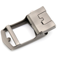 Hebilla de cinturón automática de metal hueco cepillado sin imán, ¡gran oferta!