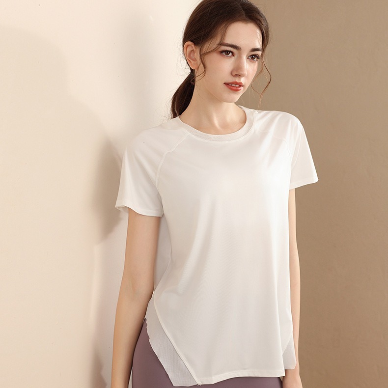 Women's Plus Size Sports Short-Sleeved T-Shirt Breathable Eco-Friendly Quick-Drying Loose Fit Yoga Fitness Summer Running