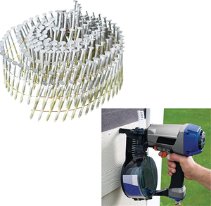 Clavos de bobina intercalados de alambre de calidad de exportación de Chile 2,3mm-2,8mm vástago de anillo de acero inoxidable de hierro clavos de bobina - Product Image 2