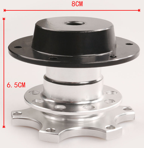 Kit Adattatore Mozzo Volante a Sgancio Rapido Scanalato Universale in Alluminio per Volanti da Corsa, Adatto per Aftermarket - Product Image 2
