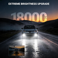 Bombillas LED para Faros Delanteros H11/H16/H8 al por Mayor, 18000LM, Ultra Brillantes, Bombillas LED para Faros Antiniebla, Resistentes al Agua IP68 para Automóviles