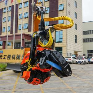 XUVOL  Attache d'excavatrice de 20 à 25 tonnes, machinerie forestière, 600 CV, machines à couper les arbres, tête de récolteuse d'arbres - Product Image 1