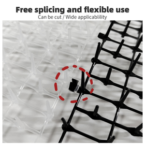 גדר גינה מוצקה חתול משחת מחצלת חיצונית חתול דוחה קוצים רשת דטרגנטים עבור סנאי שריטות חתול שריטות מחסום חיות - Product Image 4