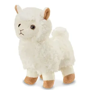 2024 Factory Custom Cute Alpaca Toy White Sheep Lamb Toy Stuffed Animals For Children