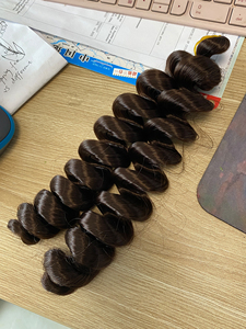 Extensiones <span class=keywords><strong>de</strong></span> cabello <span class=keywords><strong>de</strong></span> ganchillo <span class=keywords><strong>de</strong></span> rizo suelto largo, <span class=keywords><strong>trenzas</strong></span> <span class=keywords><strong>de</strong></span> agua <span class=keywords><strong>de</strong></span> onda profunda, cabello sintético bohemio, <span class=keywords><strong>trenzas</strong></span> bohemias para estilo bohemio, aspecto Hippie - Product Image 4