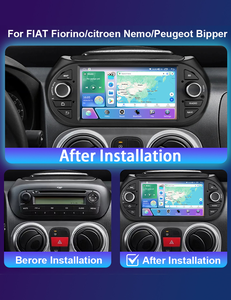 Estéreo de coche Android de 7 pulgadas para <span class=keywords><strong>Fiat</strong></span> <span class=keywords><strong>Fiorino</strong></span> <span class=keywords><strong>2008</strong></span> 2017 Auto CarPlay GPS Bluetooth pantalla táctil - Product Image 3