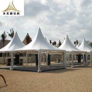 Hoge Kwaliteit Outdoor Pvc 3X3M 4X4M 5X5M 6X6M Feest Evenement Bruiloft Pagode Tenten Met Aluminium Frame - Product Image 1