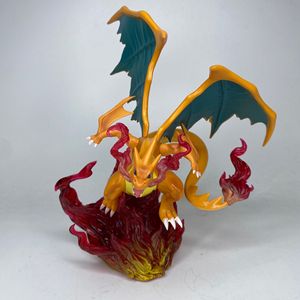 Figurine <span class=keywords><strong>Lumineuse</strong></span> Pokémon Charizard – Cadeau de Collection Anime, Modèle PVC Mignon, Ornement de Bureau - Product Image 1