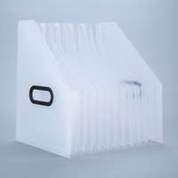 Carpeta acordeón de PVC A4, archivador portátil expandible, organizador de documentos multicapa de gran capacidad, suministros de oficina para estudiantes