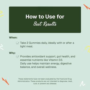 Gummies Super Fruits & Légumes Verts Marque Privée OEM/ODM – Améliore l'Immunité – Gummies pour Adultes – Emballage Personnalisé avec Logo – Gummies Super Légumes Verts - Product Image 6