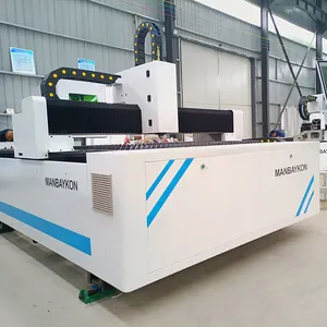 Cnc mesin pemotong serat laser, mesin pemotong lembaran logam serat lazer 1000w 2000w 3000w