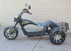 Motocicleta Eléctrica Citycoco de 3 Ruedas, Scooter Eléctrico de 4000w, Batería de 60v 20ah, Motocicleta Eléctrica con Certificación EEC, Triciclo Eléctrico - Product Image 6