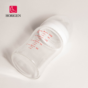Biberones de Vidrio Borosilicato de Alta Calidad Personalizados de Fábrica, Libres de BPA, con Tetina de Grado Alimenticio, Silicona y PP - Product Image 3