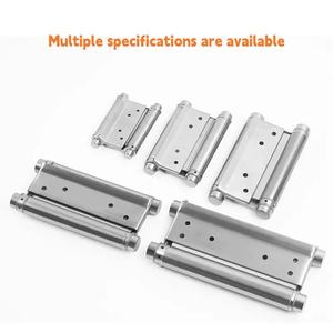 Петля для распашных дверей двойного действия с пружиной, регулируемая, с автоматическим закрыванием, угол открывания 180°, промышленный дизайн, мебельная петля - Product Image 2