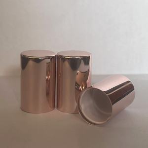 Capuchon de parfum léger 15 mm 20*32 mm Bon prix Cylindre Or Argent Aluminium Couvercle de parfum pour flacons Design simple - Product Image 5